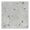 24x24 Sonar Terrazzo Silver Matte Porcelain Tile