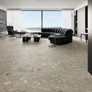 24x48 Verona Terrazzo Grey Carving Porcelain Matte Tile