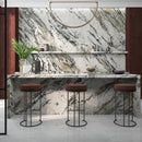 9mm 32x96 Landscape Green Porcelain Polished Slab Final Sale