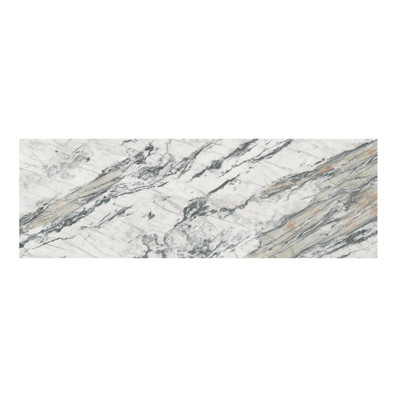 9mm 32x96 Landscape Green Porcelain Polished Slab Final Sale