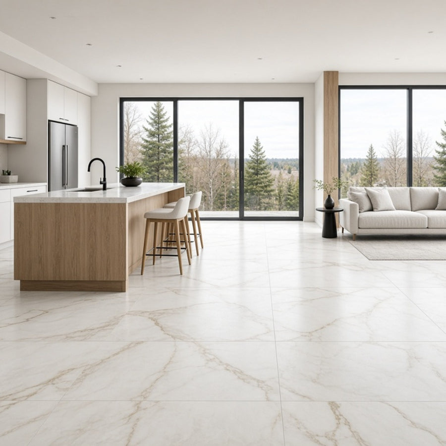 Connected flooring in a newer Halton Hills home