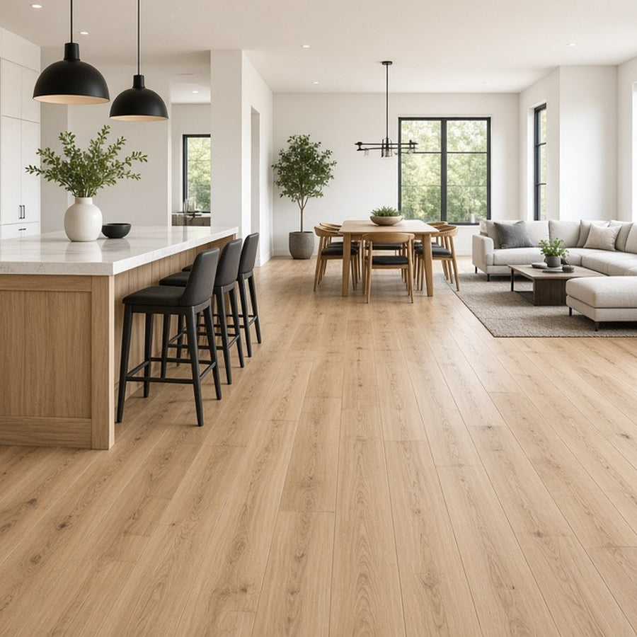 Connected flooring in a newer Oshawa home