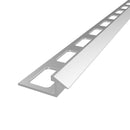 1/2"(12.5mm)x8' Diaplas Aluminum Tile to Carpet Satin Anodized Profiles