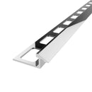 1/2"(12.5mm)x8' Diaplas Aluminum Tile to Carpet Bright Anodized Profiles