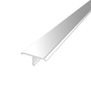 3/4" (20mm)x8' Diaplas Aluminum T-Shaped Satin Anodized Profiles