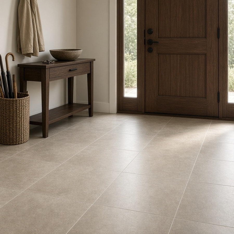 Entrance tile in an Oshawa home