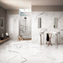 24x24 English Statuario Polished Porcelain Tile Final Sale