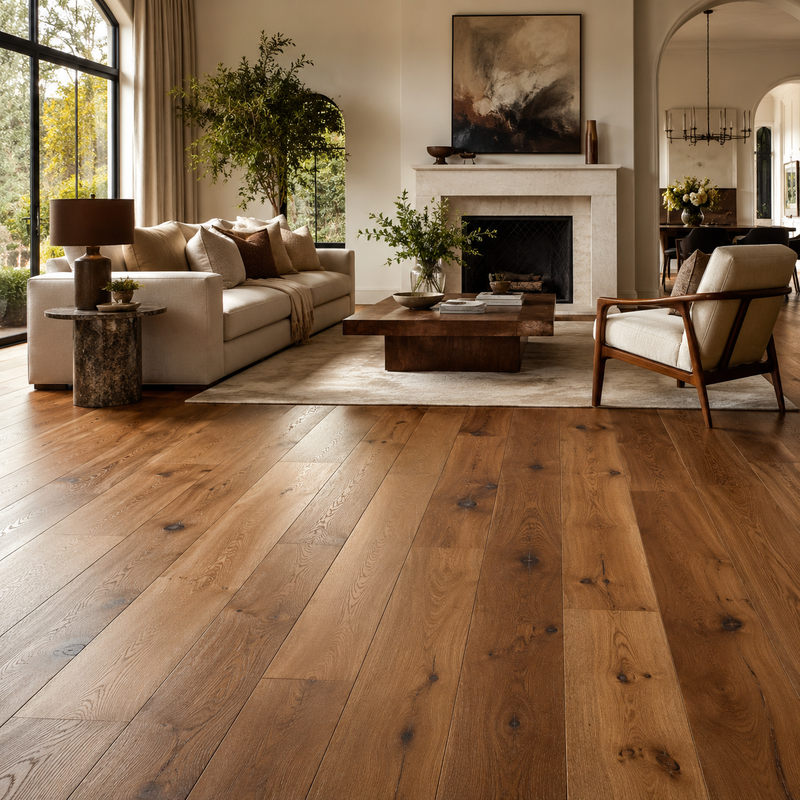 Engineered hardwood flooring for Sussex living rooms bedrooms dining rooms and renovation spaces