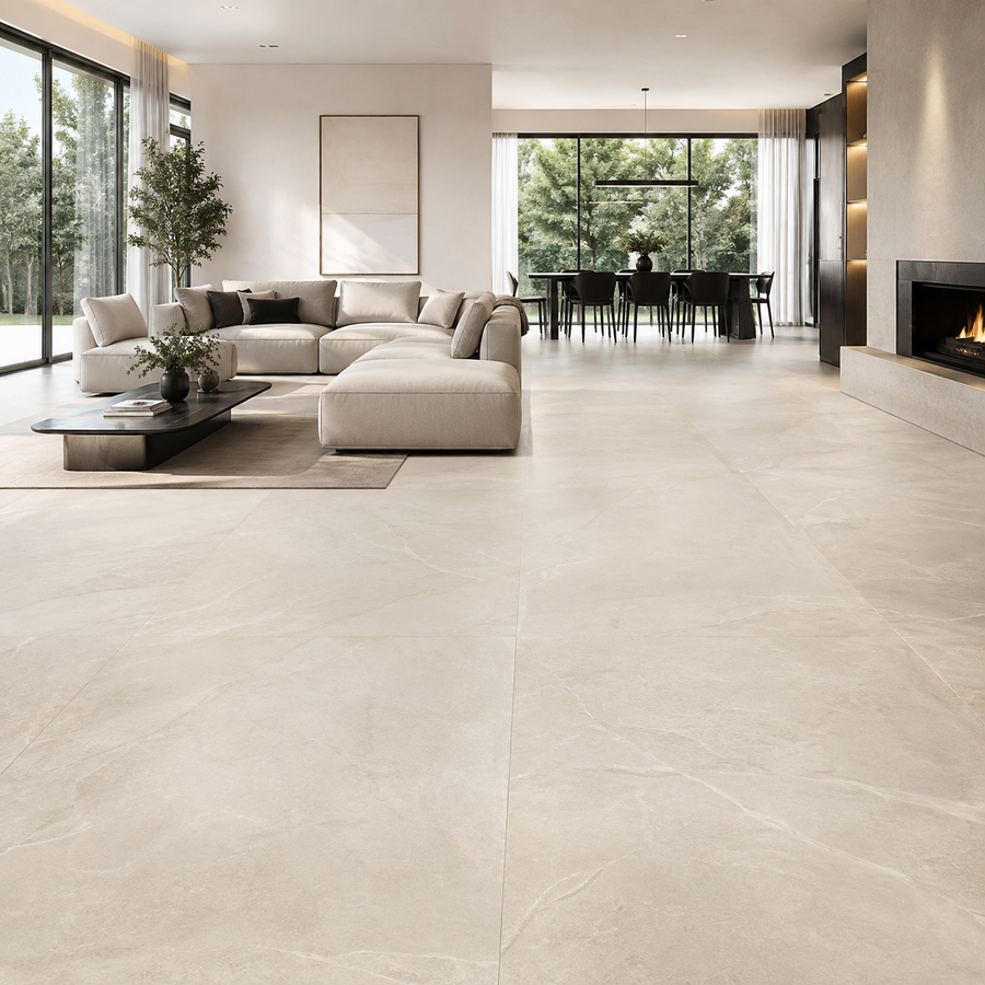 Large porcelain tile in a Whitby home