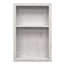 15x24 Shower Niche Carrara Engineered Stone