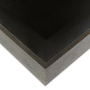 15x24 Shower Niche Pure Black Quartz