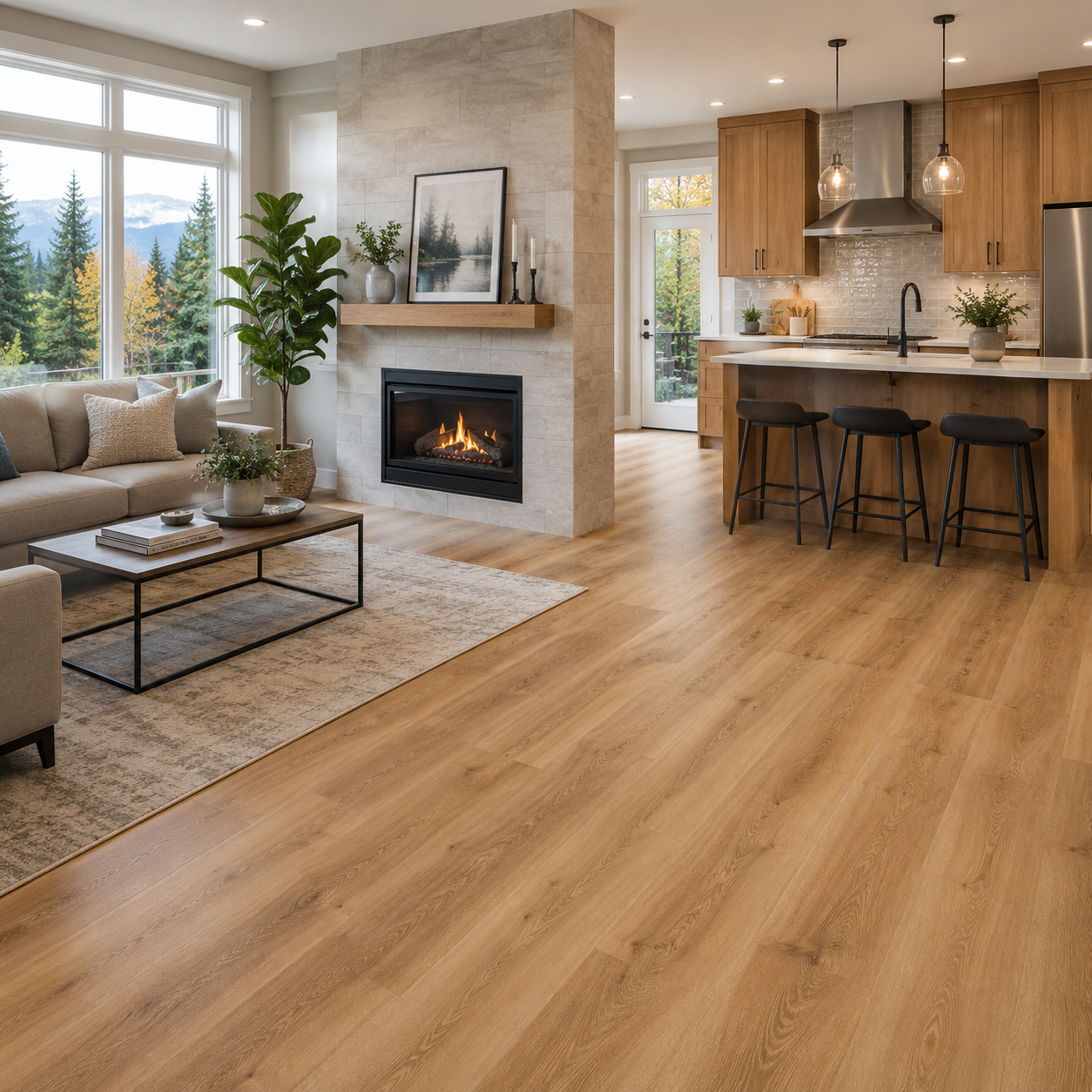 Flooring and tile ideas for a Quispamsis New Brunswick home