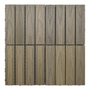 12x12 Antique Wood Plastic Composite Decking Tile (300x300x22 mm)