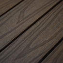 12x12 Walnut Wood Plastic Composite Decking Tile (300x300x22 mm)