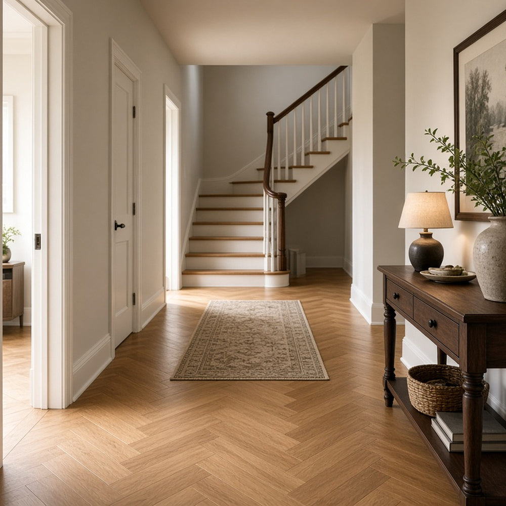 Hardwood flooring in a Don Mills home