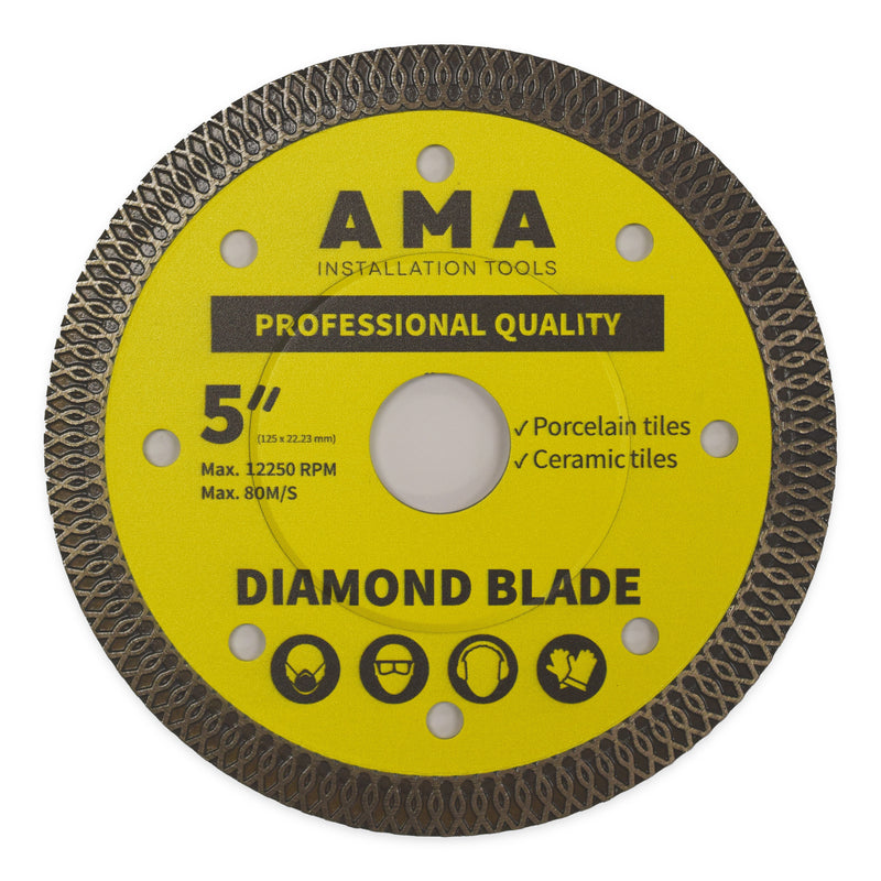 5" Diamond Blade for Porcelain and Ceramic Tile (125x22.23 mm)