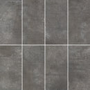 12x24 Coal Cement Look Matte PorcelainTile
