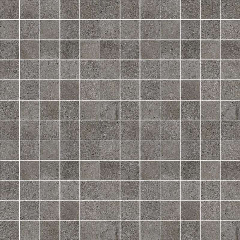 2x2 Cinder Grey Cement Look Matte Porcelain Mosaic