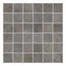 2x2 Cinder Grey Cement Look Matte Porcelain Mosaic