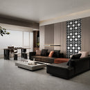 9mm 36x72 Calisto Noir Rhythm Porcelain Glazed Slab