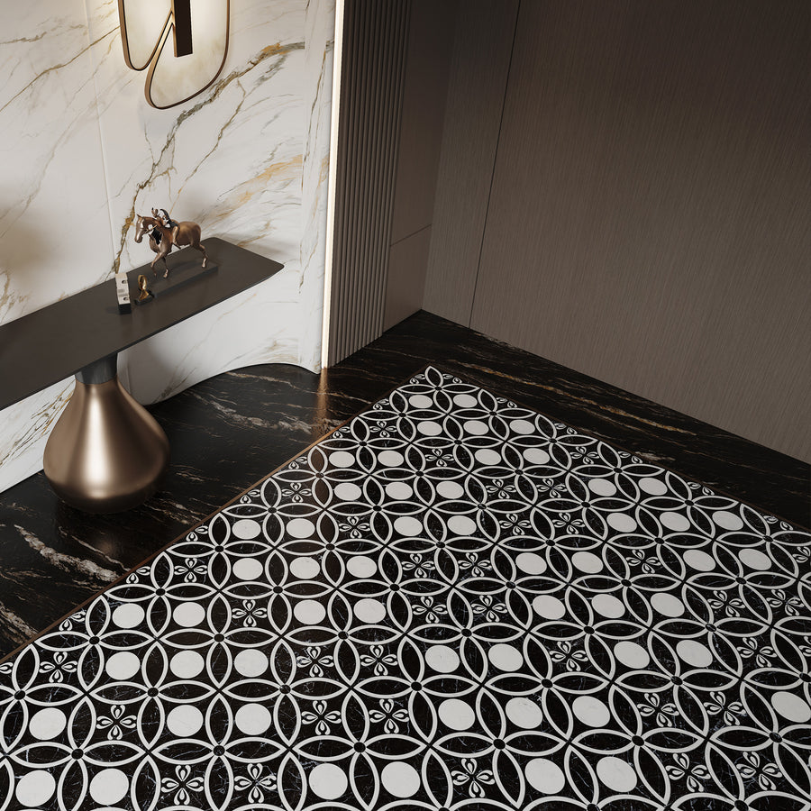 Feature wall tile in a Forest Hill home
