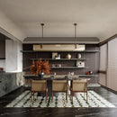 9mm 36x72 Calisto Verde Grid Porcelain Glazed Slab