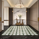 9mm 36x72 Calisto Verde Grid Porcelain Glazed Slab