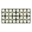 9mm 36x72 Calisto Verde Grid Porcelain Glazed Slab