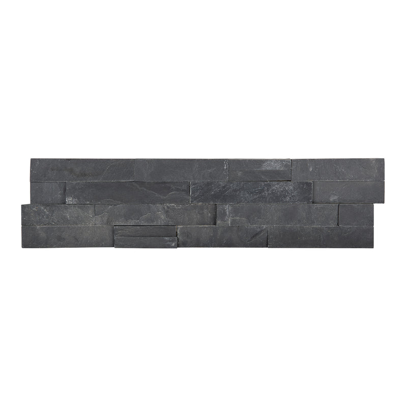 6x24 18F Slate Split Face Ledgestone Corner