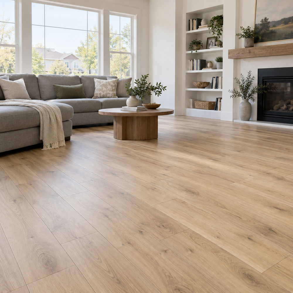 Laminate flooring in a New Glasgow living room