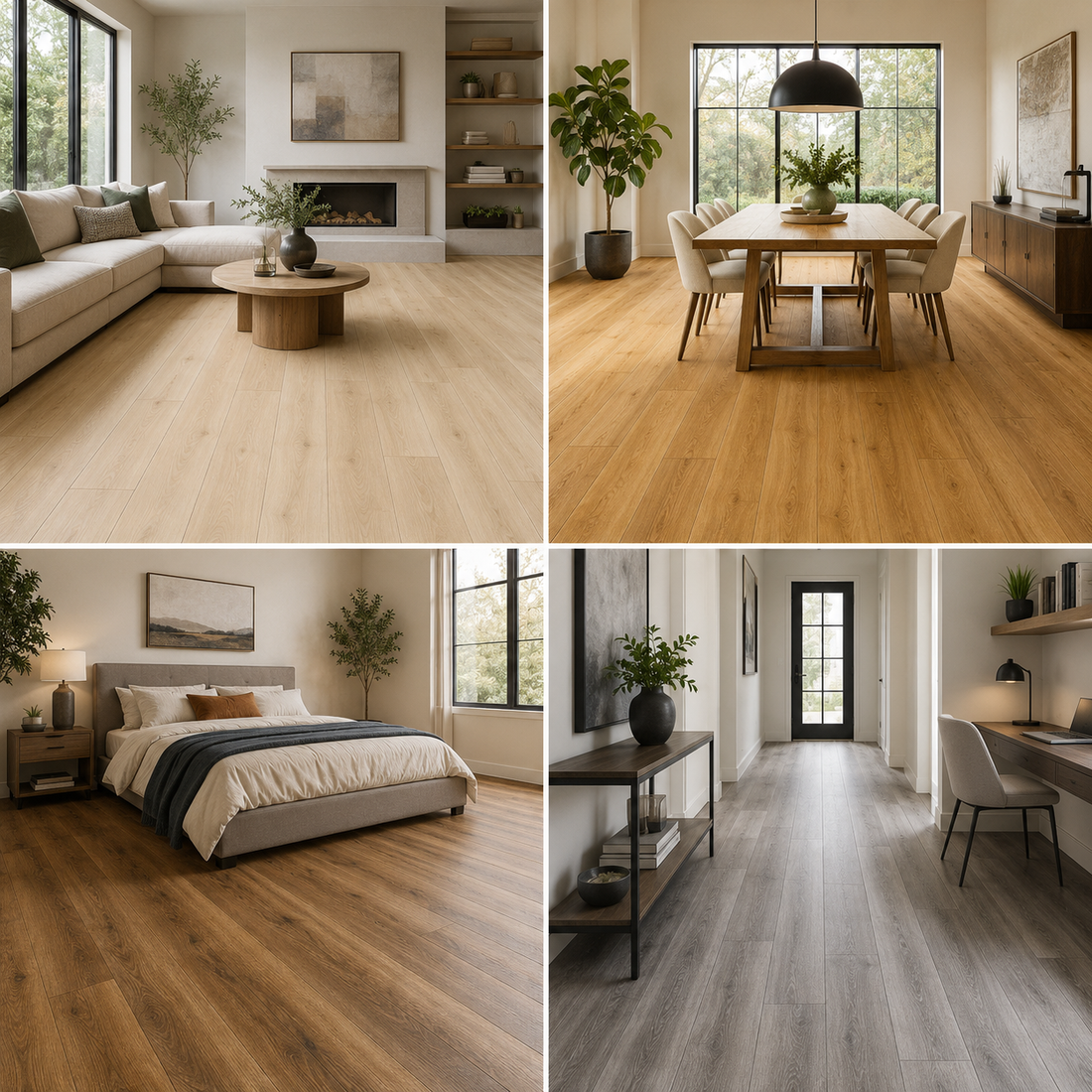 Laminate and engineered hardwood flooring options near Riverview
