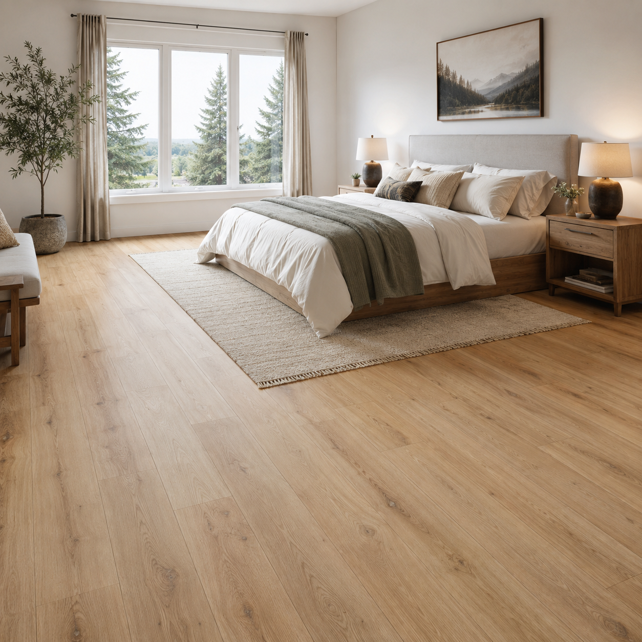 Laminate flooring for a Quispamsis living room bedroom or hallway
