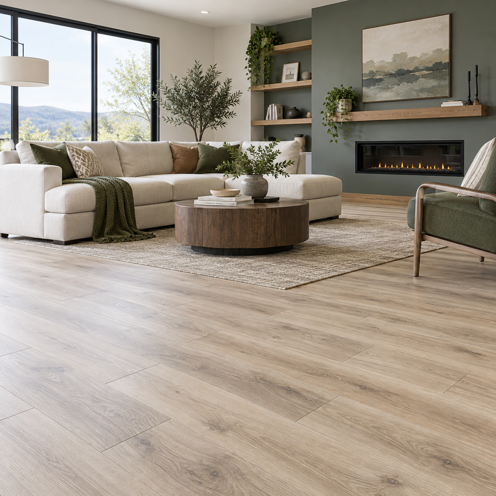 Laminate flooring in an Edmundston living room or bedroom