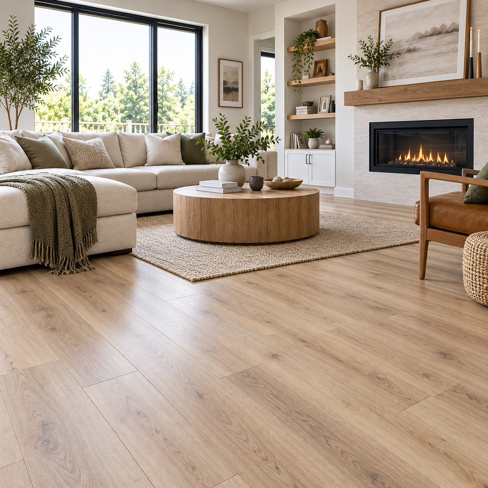 Laminate flooring in a living room in Grand Falls