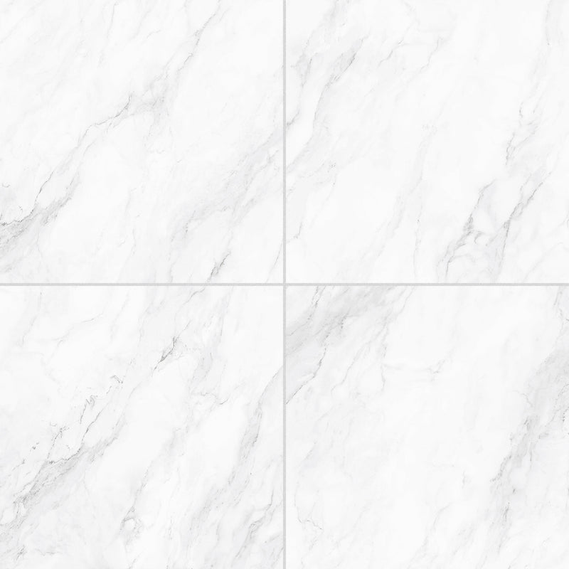 32x32 Classic Stone White Porcelain Polished Tile