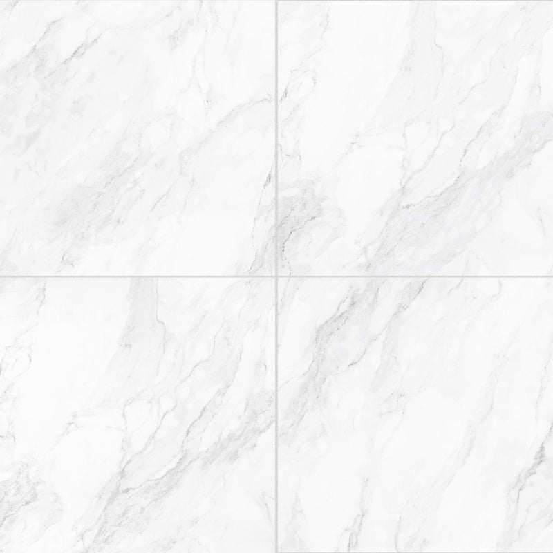 32x32 Classic Stone White Porcelain Polished Tile