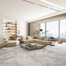 48x48 Gris Stone Mist Porcelain Polished Tile