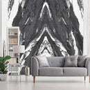 12 mm 63x126 Panda White Porcelain Glazed Matte Large Slab (Book Match A)  Final Sale