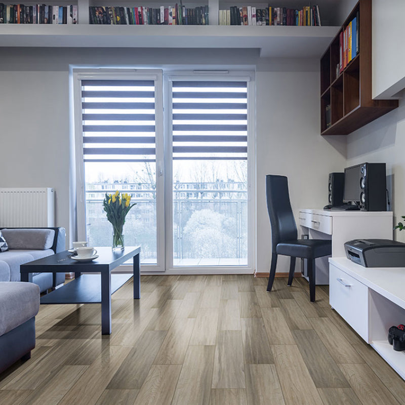 6x24 Carolina Timber Beige Wood Look Matte Porcelain Tile