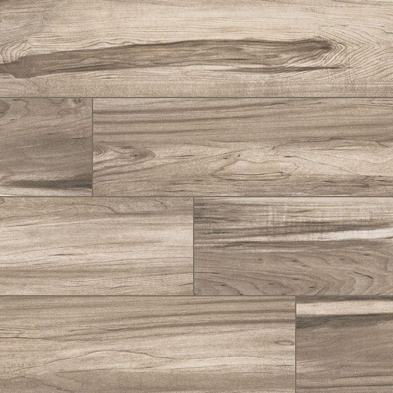 6x24 Carolina Timber Beige Wood Look Matte Porcelain Tile