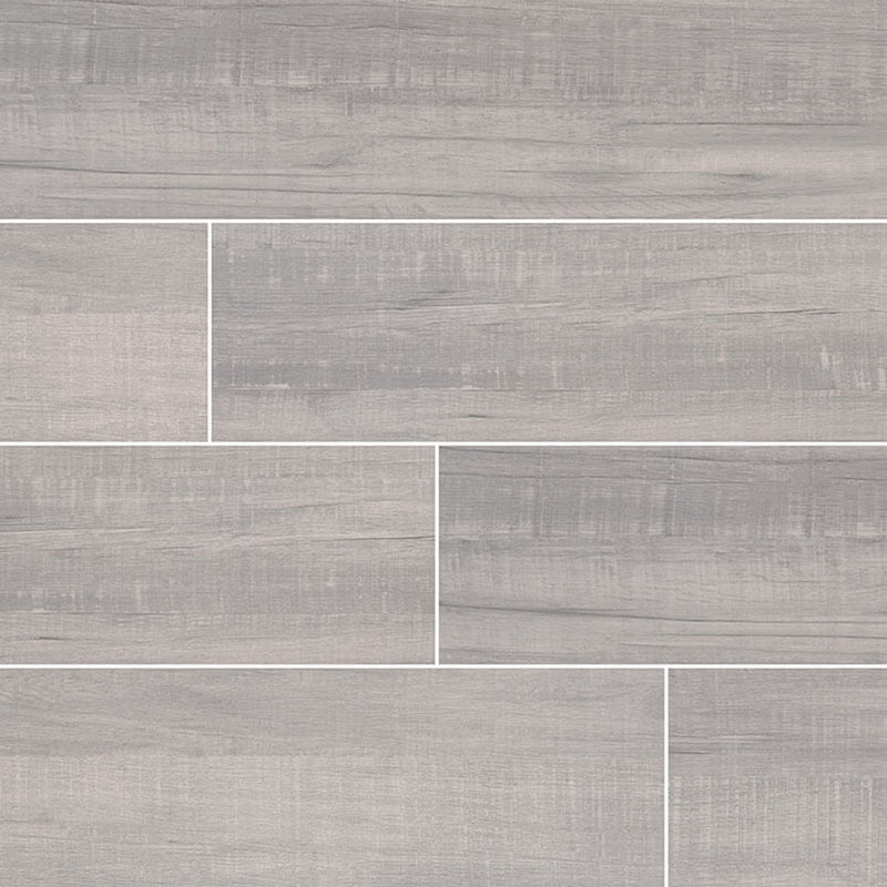 8x40 Belmond Pearl Wood Look Matte Ceramic Tile