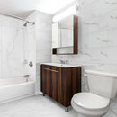 12x24 Aria Bianco Polished Porcelain Tile