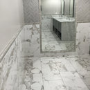 12x24 Pietra Statuario Polished Porcelain Tile (Approx. 16 sf/box)
