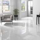24x48 Kaya Carrara Bianco Polished Porcelain Tile