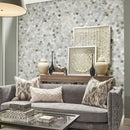2" Capri Blue Hexagon Honed Marble Mosaic