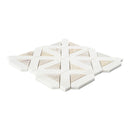 Angora Geometric Polished Marble Mosaic