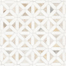 Angora Geometric Polished Marble Mosaic