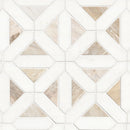 Angora Geometric Polished Marble Mosaic