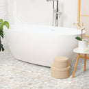 Angora Floralis Polished Marble Mosaic