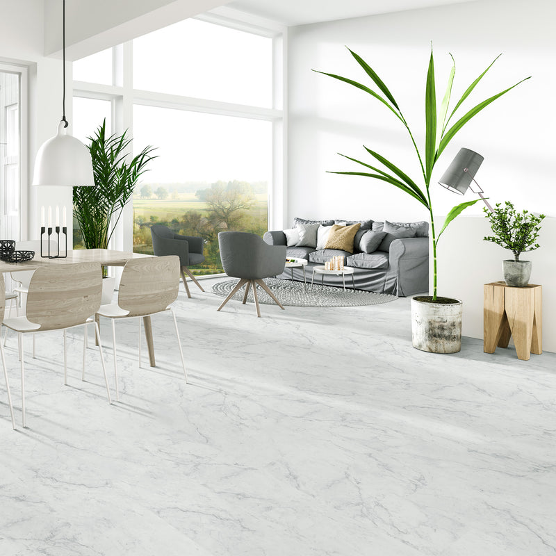 12x24 Trecento Carrara Avell Luxury Vinyl Tile